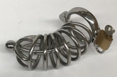 Instituted Cock Cage & Penis Plug Large